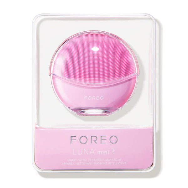 FOREO LUNA mini 3 Smart Facial Cleansing Massager Pearl Pink