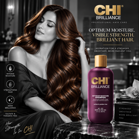 CHI Brilliance Optimum Moisture Shampoo 355ml