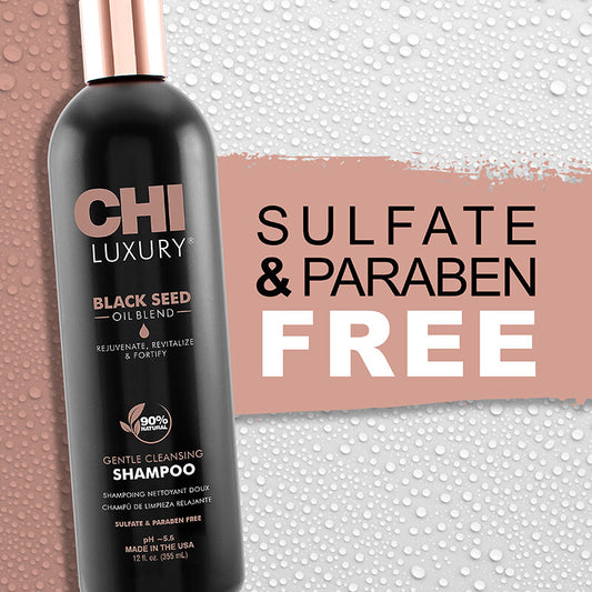 CHI Luxury Black Seed Oil Blend Gentle Cleansing Shampoo 355ml