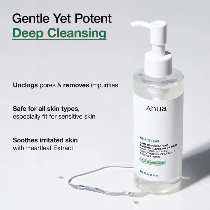 Buy Original ANUA Heartleaf Pore Cleansing Oil Mild 200ml - Online at Best Price in Pakistan Buy Original ANUA Heartleaf Pore Cleansing Oil Mild 200ml - Online at Best Price in Pakistan