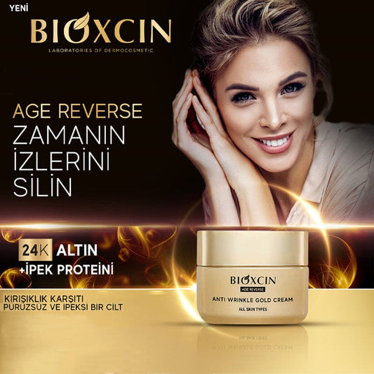 Buy Original Bioxcin Age Reverse Anti-Wrinkle Gold Cream - 50ml - Online at Best Price in Pakistan