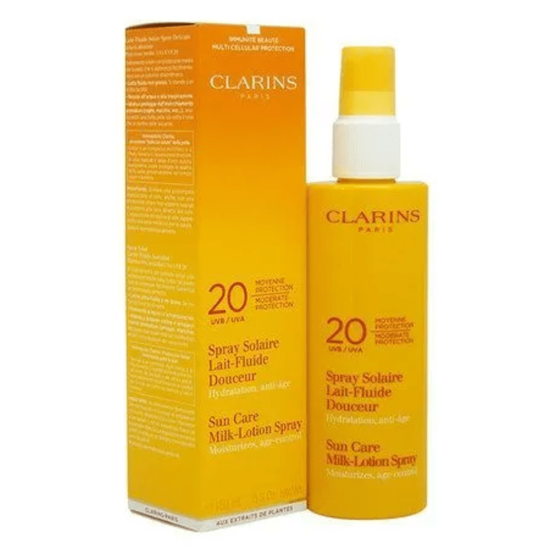 Buy Original Clarins Sun Care Milk Lotion Spray spf 20 - Online at Best Price in Pakistan Buy Original Clarins Sun Care Milk Lotion Spray spf 20 - Online at Best Price in Pakistan