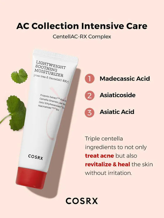 Buy Original COSRX AC Collection Lightweight Soothing Moisturizer 80ml - Online at Best Price in Pakistan