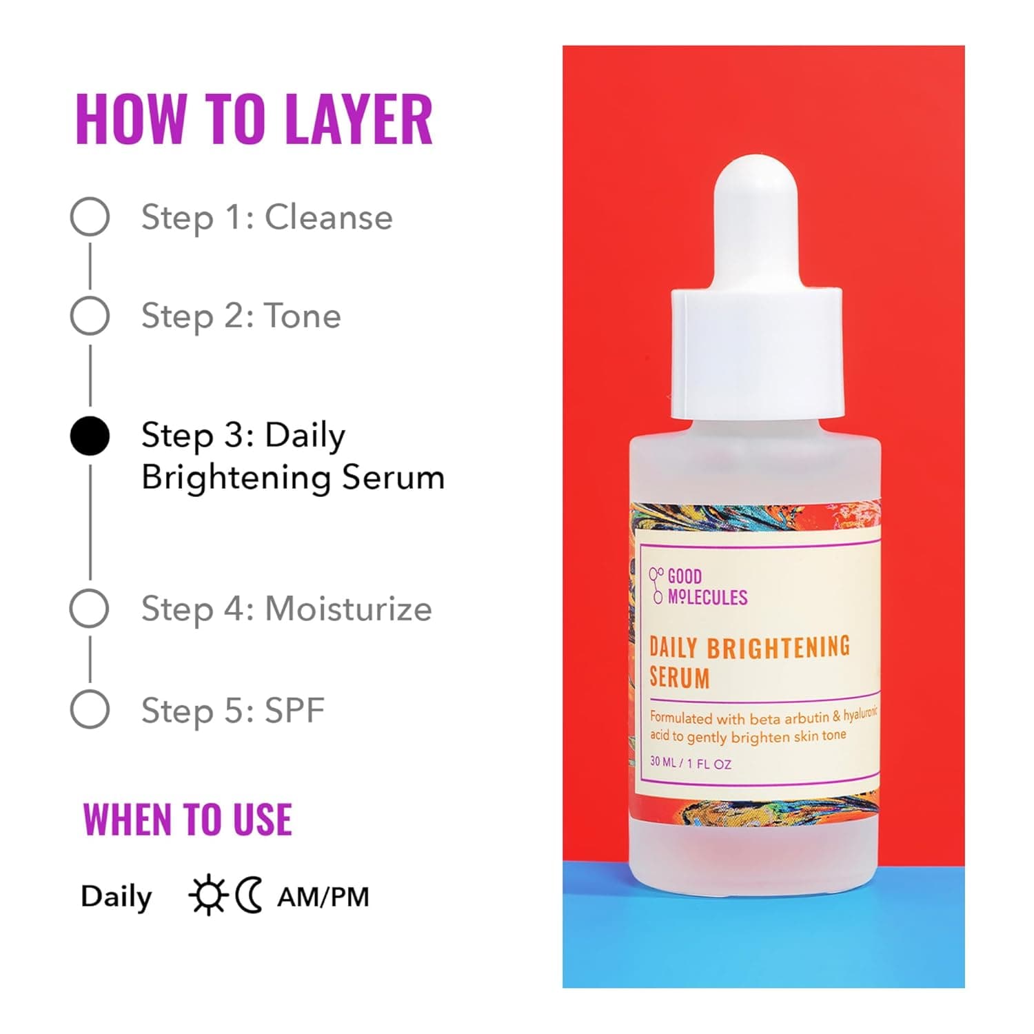 Buy Original Good Molecules Daily Brightening Serum 30ml - Online at Best Price in Pakistan Buy Original Good Molecules Daily Brightening Serum 30ml - Online at Best Price in Pakistan