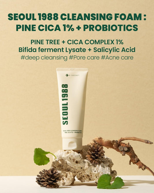 Buy Original K-Secret Seoul 1988 Cleansing Foam Pine Cica 1% + Probiotics 150ml - Online at Best Price in Pakistan