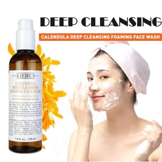 Buy Original Kiehl's Calendula Deep Cleansing Foaming Face Wash 230ml - Online at Best Price in Pakistan