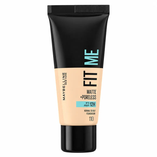 Buy Original Maybelline Fit Me Matte + Poreless Blurring Foundation 110 Porcelain 30ml - Online at Best Price in Pakistan