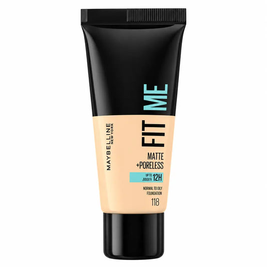 Buy Original Maybelline Fit Me Matte + Poreless Blurring Foundation 118 Nude 30ml - Online at Best Price in Pakistan