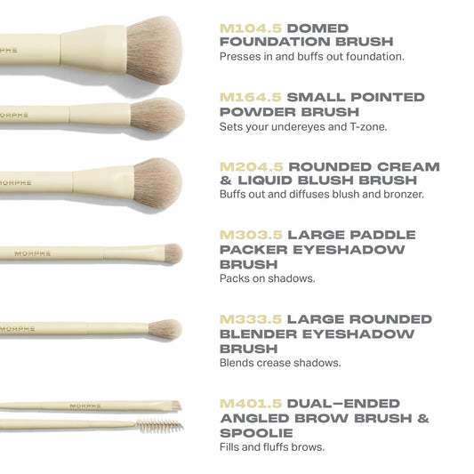 Buy Original Morphe Buttery Blends 6-Piece Travel Brush Set - Online at Best Price in Pakistan