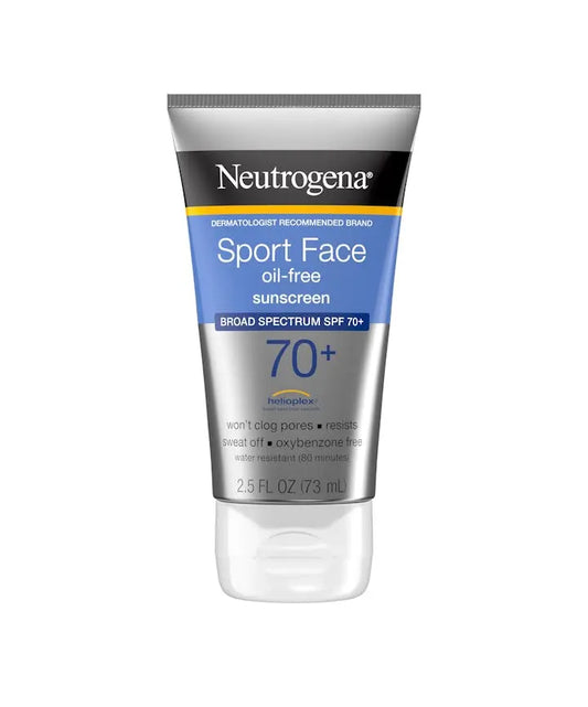 Buy Original Neutrogena Sport Face Oil-Free Lotion Sunscreen Broad Spectrum SPF 70+ 73ml - Online at Best Price in Pakistan