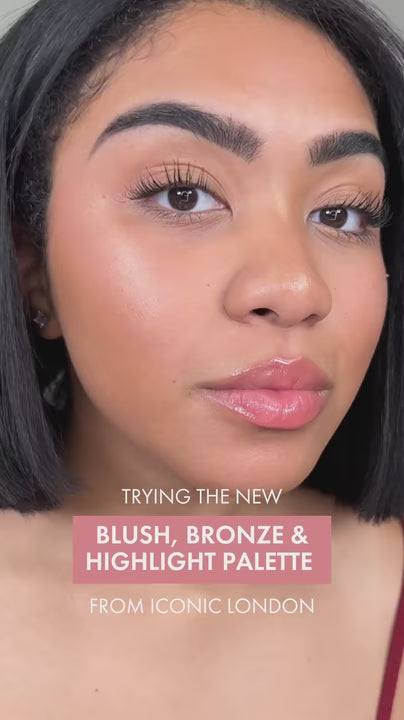 ICONIC LONDON Multi-Use Blush Bronze and Highlight Cream Palette ICONIC LONDON Multi-Use Blush Bronze and Highlight Cream Palette