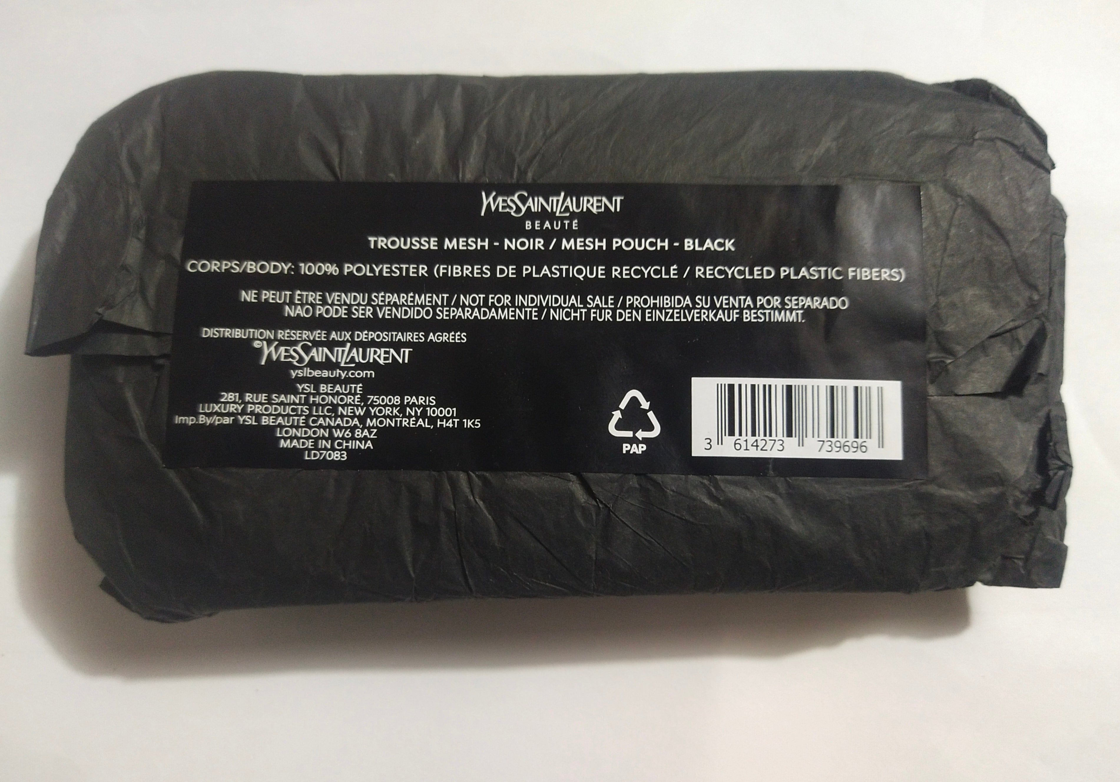 Buy Original Yves Saint Laurent Beaute Trousse Mesh - Noir Pouch Black - Online at Best Price in Pakistan Buy Original Yves Saint Laurent Beaute Trousse Mesh - Noir Pouch Black - Online at Best Price in Pakistan