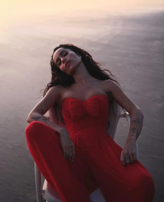 Buy Original Yves Yves Saint Laurent Zoe Kravitz Rouge Pur Couture 126  Lale's Red Satin Shimmer - Online at Best Price in Pakistan