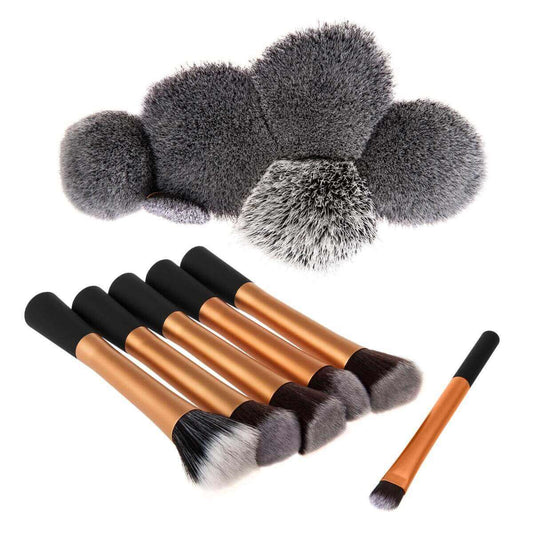 Buy Original Savisto Essentials Uk Makeup Brushes Set 6 Brushes - Gold Online at Best Price in Pakistan