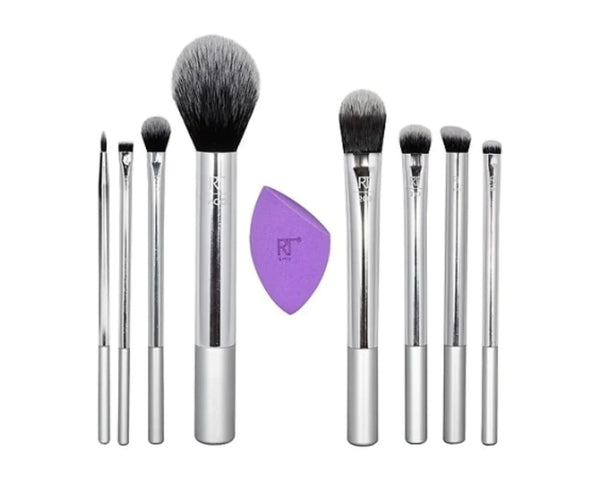 Real Techniques Disco Glam Limited Edition Silver Makeup Brush Set