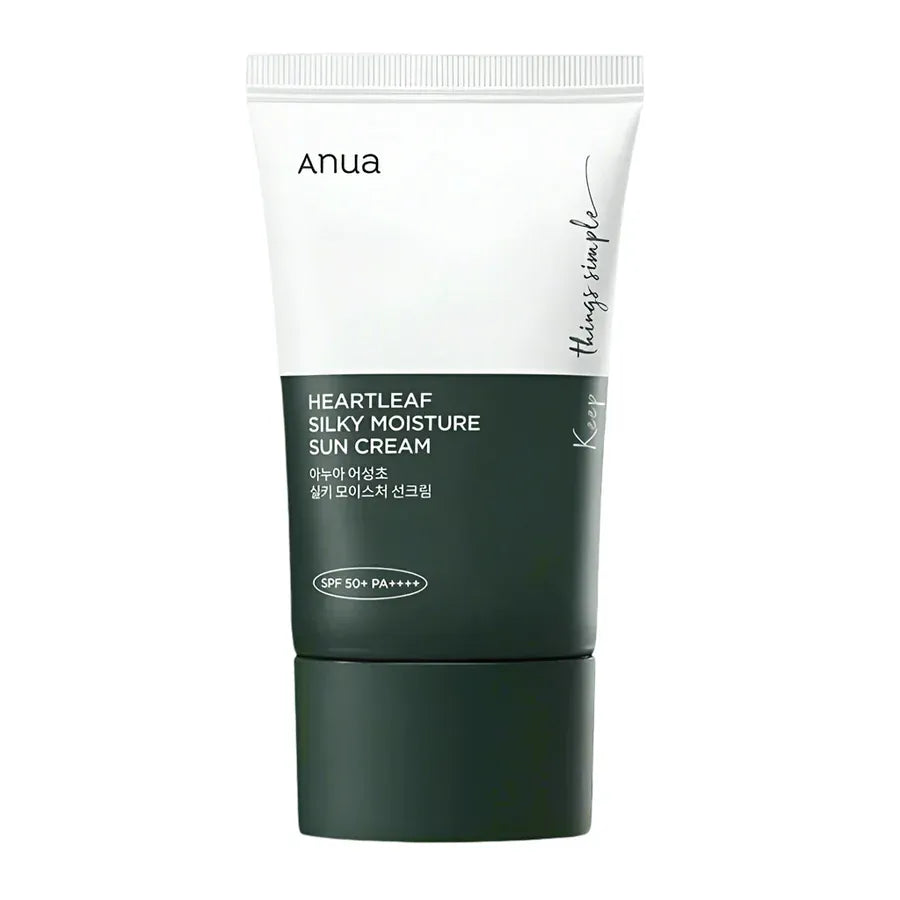 Anua Heartleaf Silky Moisture Sunscreen SPF50 + 50ml
