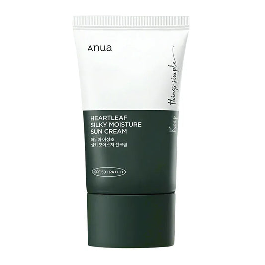 Anua Heartleaf Silky Moisture Sunscreen SPF50 + 50ml