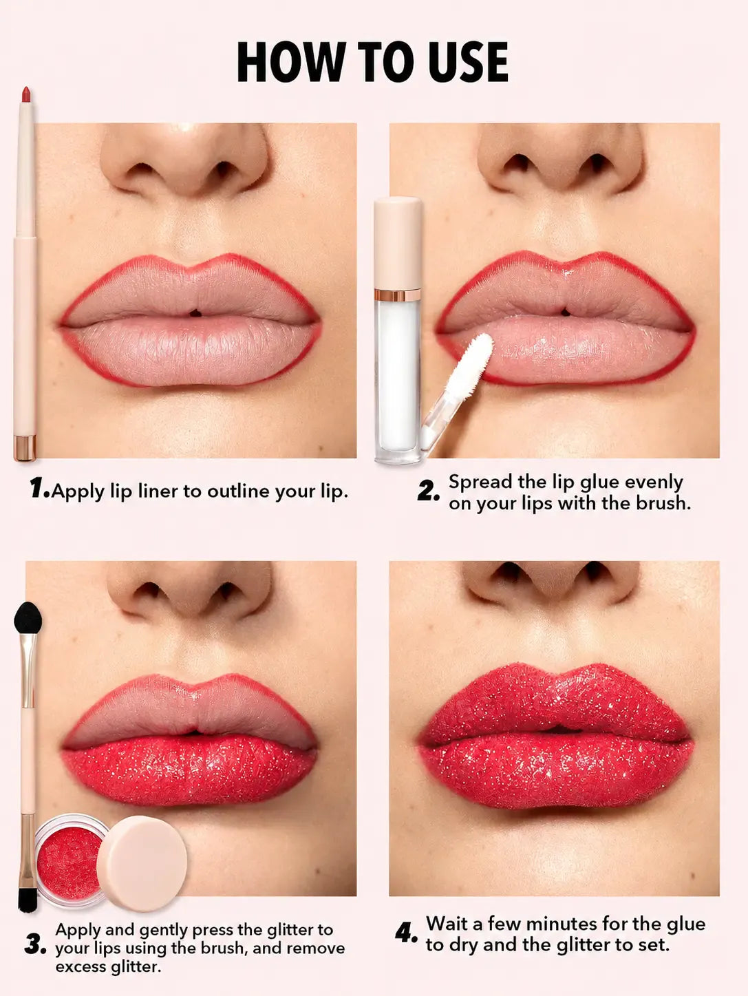 SHEGLAM Lip Dazzler Glitter Kit