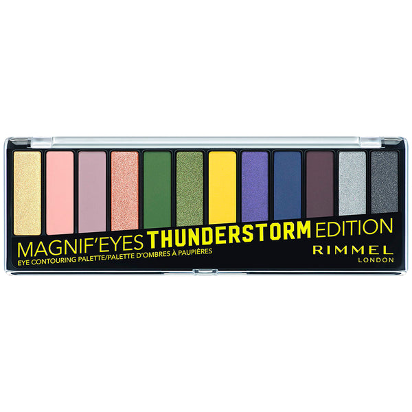 Rimmel London Magnif'Eyes Thunderstorm Edition Eyeshadow Palette - 12 colours