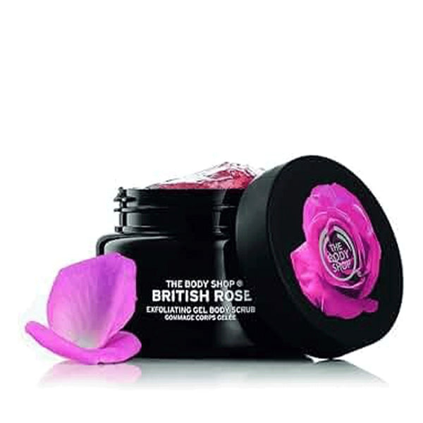 The Body Shop British Rose Exfoliating Gel Body Scrub 50ml