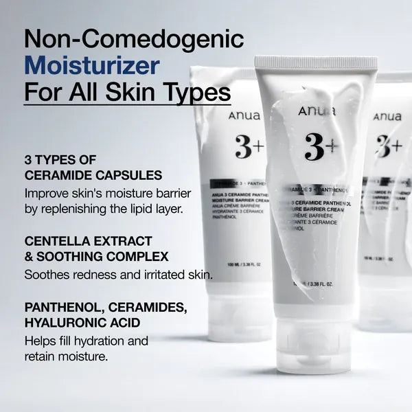 Buy Original Anua 3 Ceramide Panthenol Moisture Barrier Cream 100ml - Online at Best Price in Pakistan