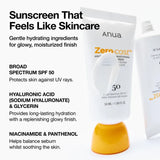 Buy Original Anua Zero-cast Moisturizing Finish Sunscreen 50ml - Online at Best Price in Pakistan