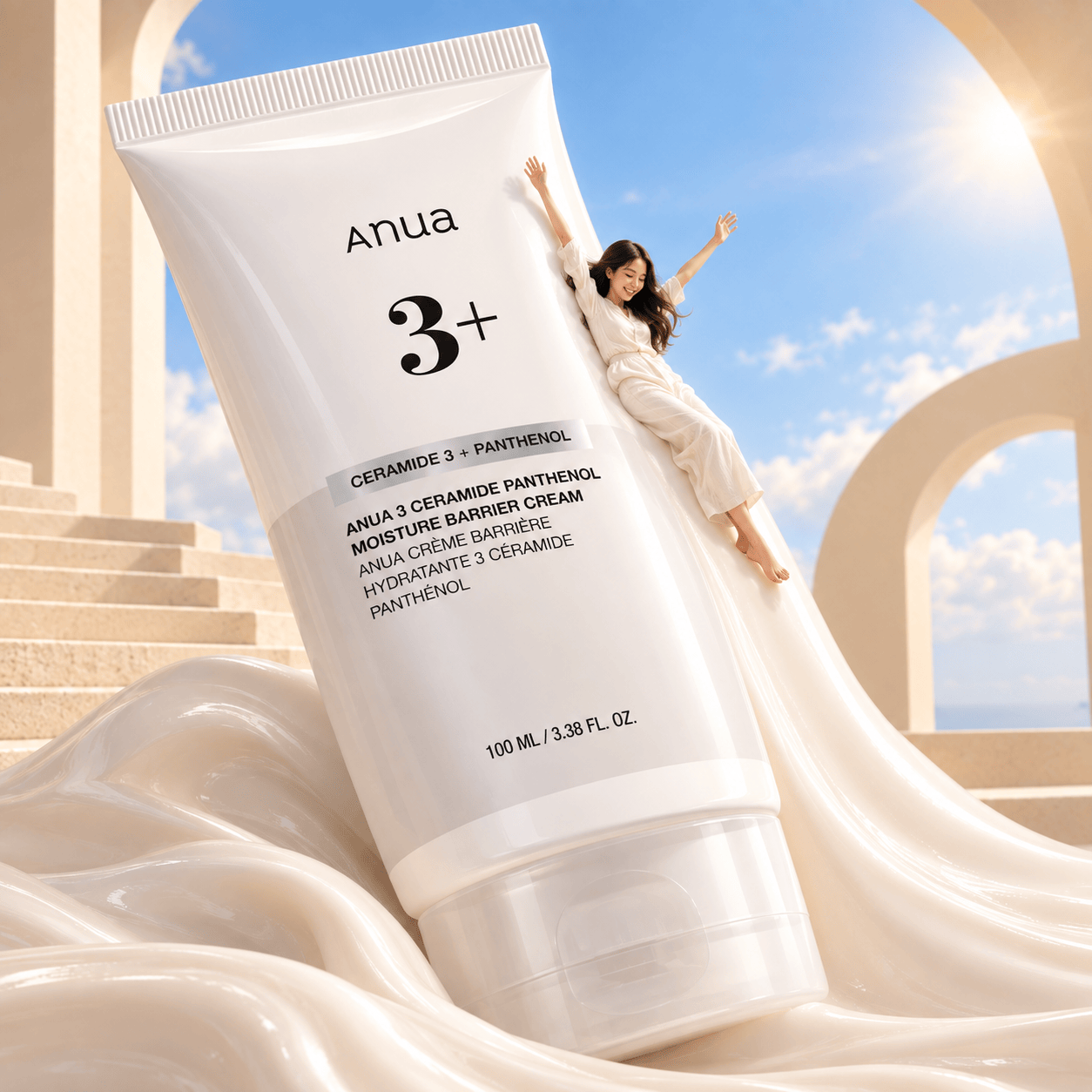 Anua 3 Ceramide Panthenol Moisture Barrier Cream 100ml