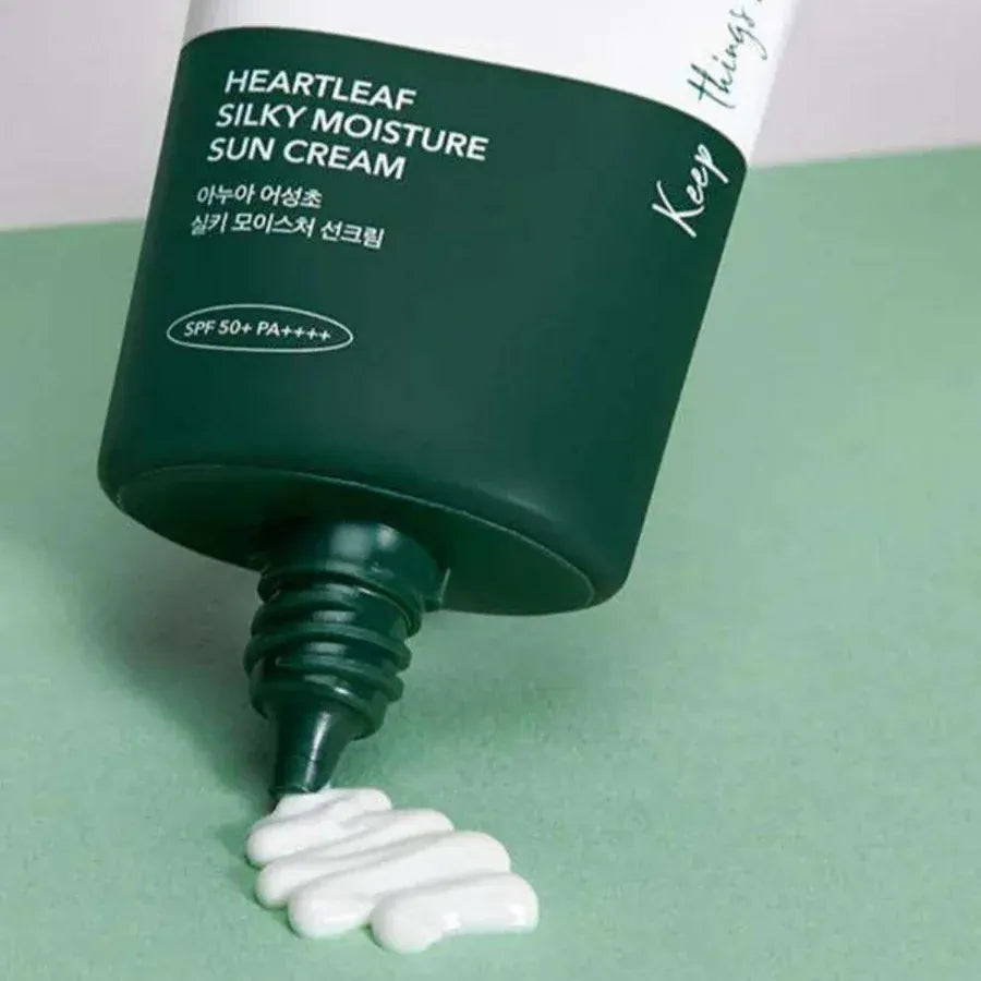 Anua Heartleaf Silky Moisture Sunscreen SPF50 + 50ml