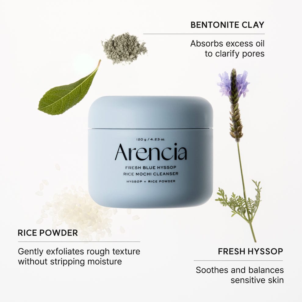 Buy Original Arencia Blue Hyssop Rice Mochi Cleanser 120g - Online at Best Price in Pakistan