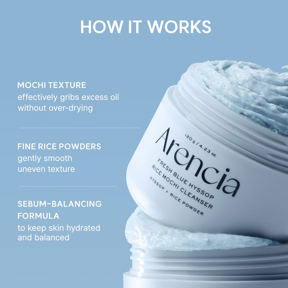 Buy Original Arencia Blue Hyssop Rice Mochi Cleanser 120g - Online at Best Price in Pakistan