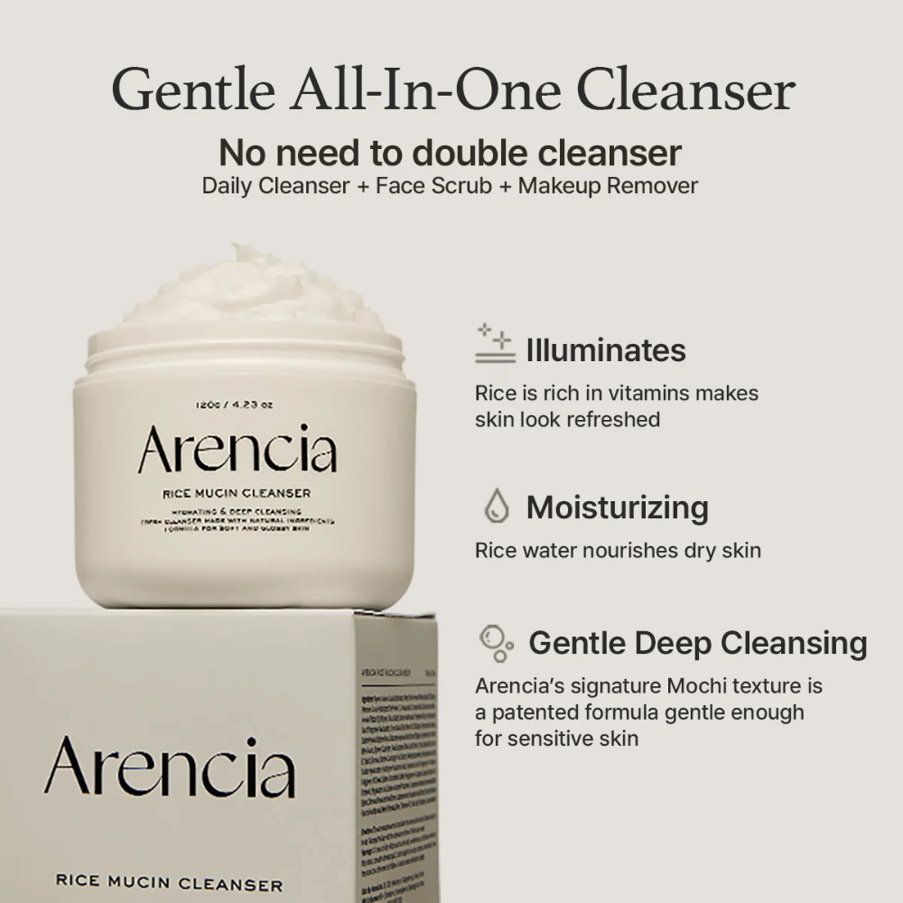 Buy Original Arencia Rice Mucin Face Cleanser 120g - Online at Best Price in Pakistan