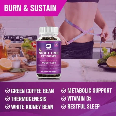 Buy Original B Beworths Night Time Fat Burner 120-Capsules - Online at Best Price in Pakistan