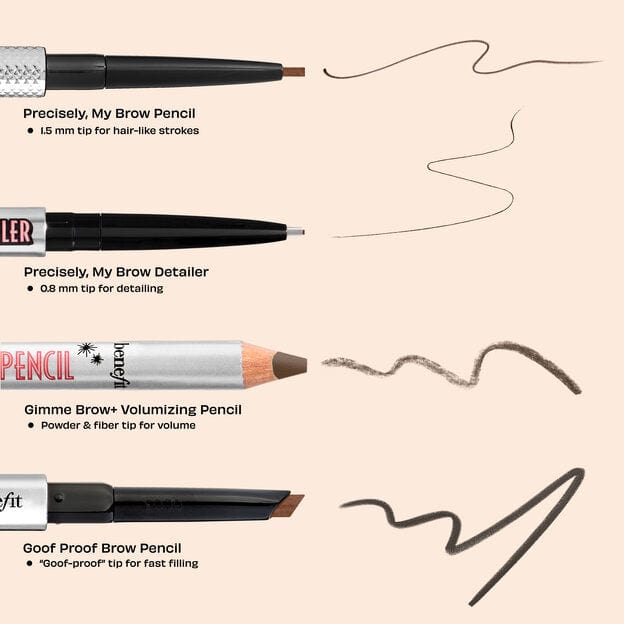 Buy Original Benefit Cosmetics Gimme Brow+ Volumizing Pencil 4 Warm Deep Brown - Online at Best Price in Pakistan