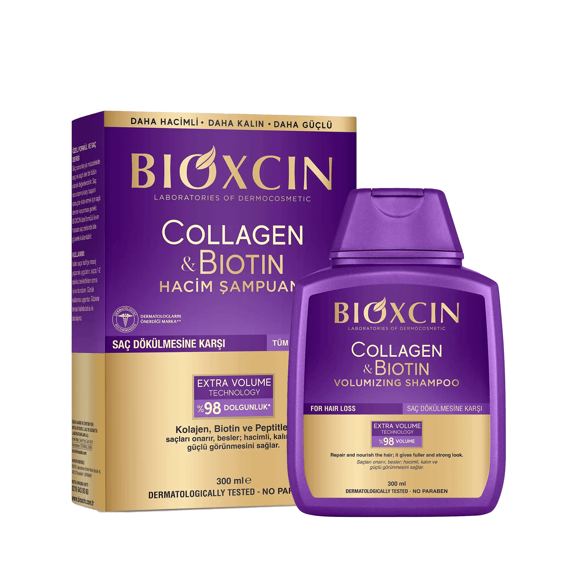 Buy Original Bioxcin Collagen & Biotin Volumizing Shampoo - 300ml - Online at Best Price in Pakistan