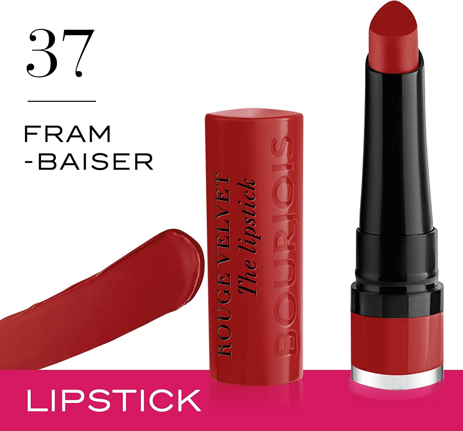 Buy Original Bourjois Paris Rouge Velvet Lipstick 37 Fram-baiser - Online at Best Price in Pakistan
