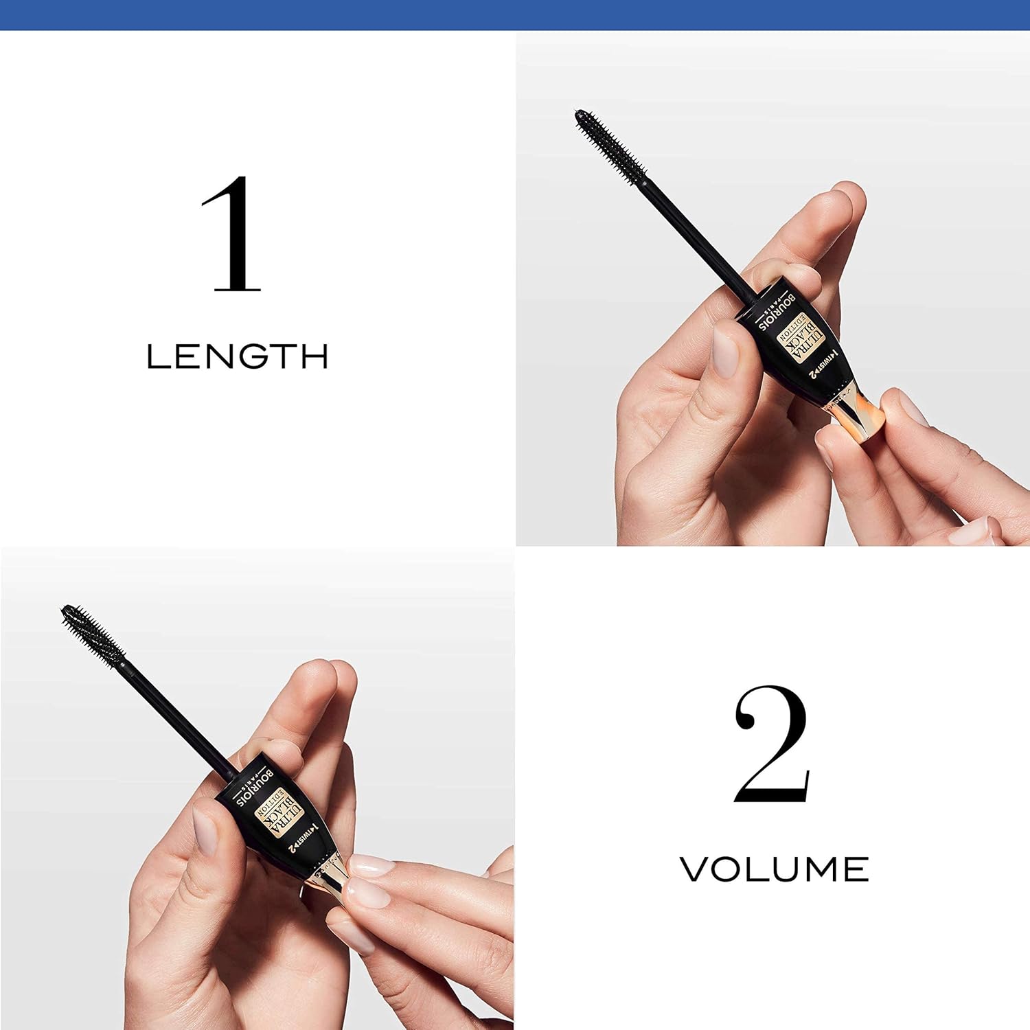 Buy Original Bourjois Twist Up The Volume Mascara Ultra Black 8ml - Online at Best Price in Pakistan