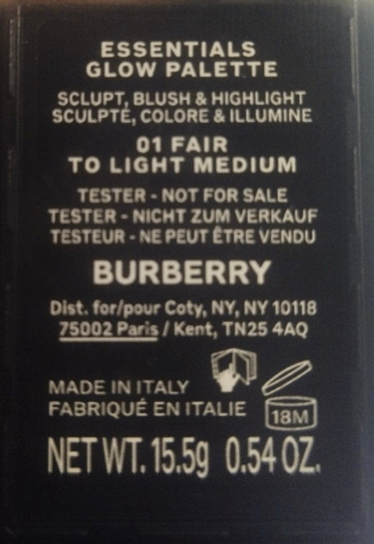 Buy Original Burberry Beauty Essentials Glow Palette 01 Fair To Light Medium - Online at Best Price in Pakistan