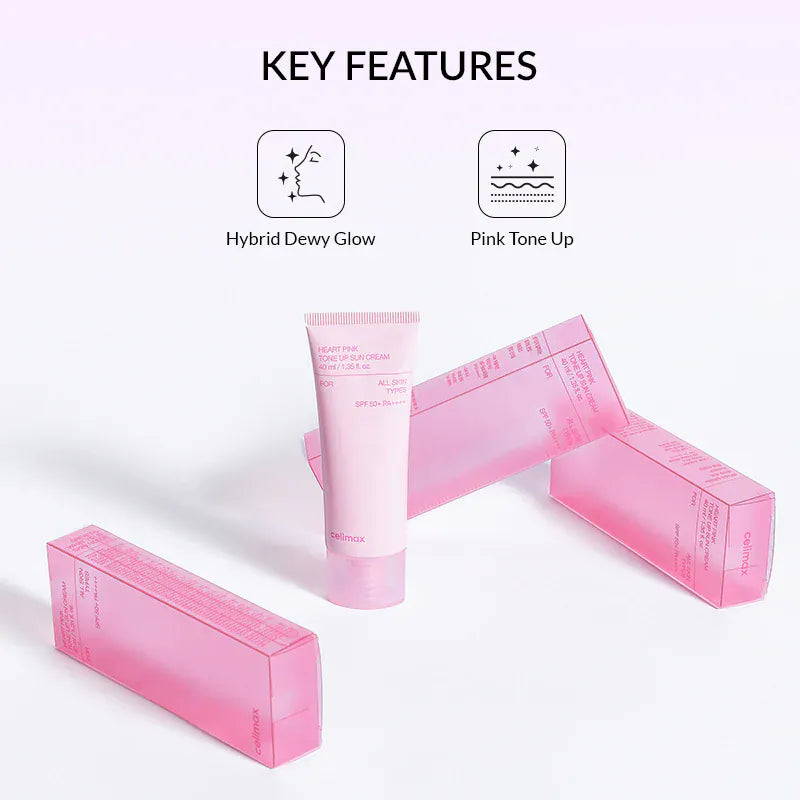 Buy Original celimax Heart Pink Tone Up Sun Cream 40ml - Online at Best Price in Pakistan