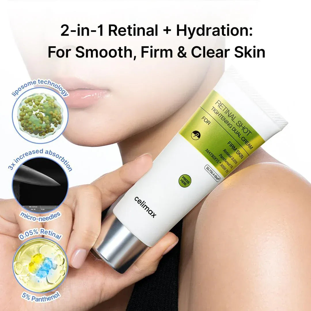 Buy Original Celimax The Vita-A Retinal Shot Tightening Dual Cream 50ml - Online at Best Price in Pakistan