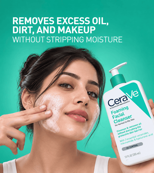 Buy Original CeraVe Foaming Facial Cleanser 355ml - Online at Best Price in Pakistan
