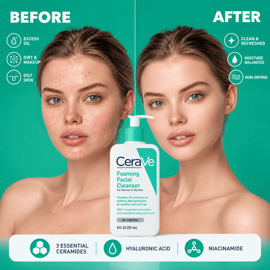 Buy Original Cerave Foaming Facial Cleanser 473ml - Online at Best Price in Pakistan