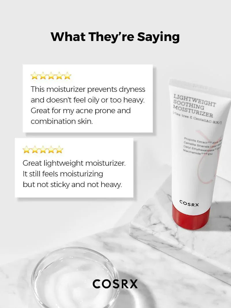 Buy Original COSRX AC Collection Lightweight Soothing Moisturizer 80ml - Online at Best Price in Pakistan