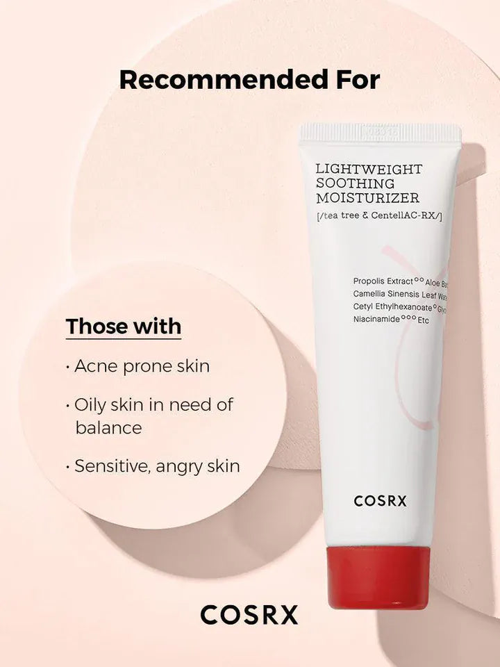Buy Original COSRX AC Collection Lightweight Soothing Moisturizer 80ml - Online at Best Price in Pakistan
