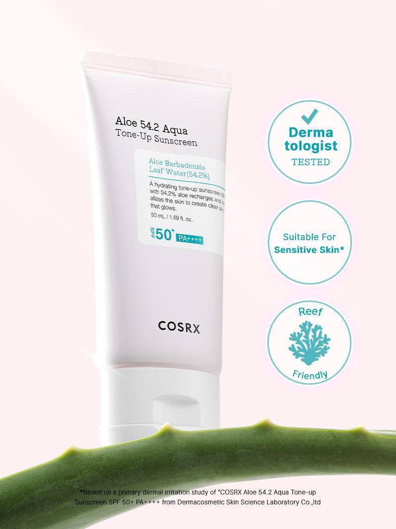 Buy Original COSRX Aloe 54.2 Aqua Tone-up Sunscreen SPF 50+ PA++++ 50ml - Online at Best Price in Pakistan