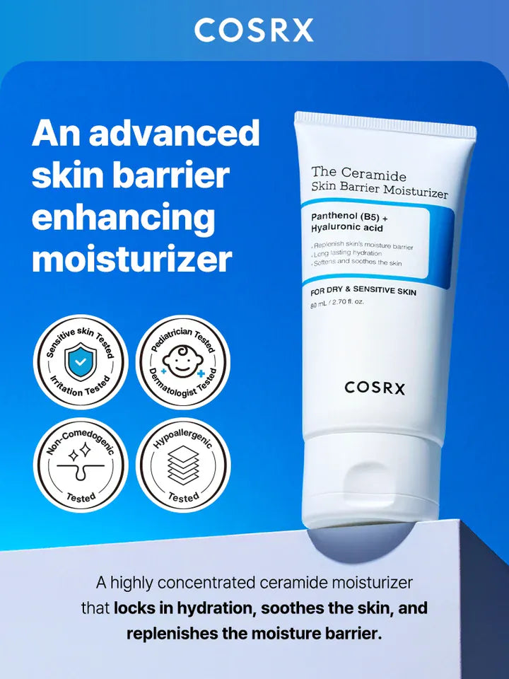 Buy Original COSRX The Ceramide Skin Barrier Moisturizer 80ml - Online at Best Price in Pakistan