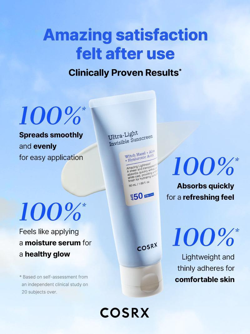 Buy Original COSRX Ultra-Light Invisible Sunscreen 50SPF 50mL - Online at Best Price in Pakistan