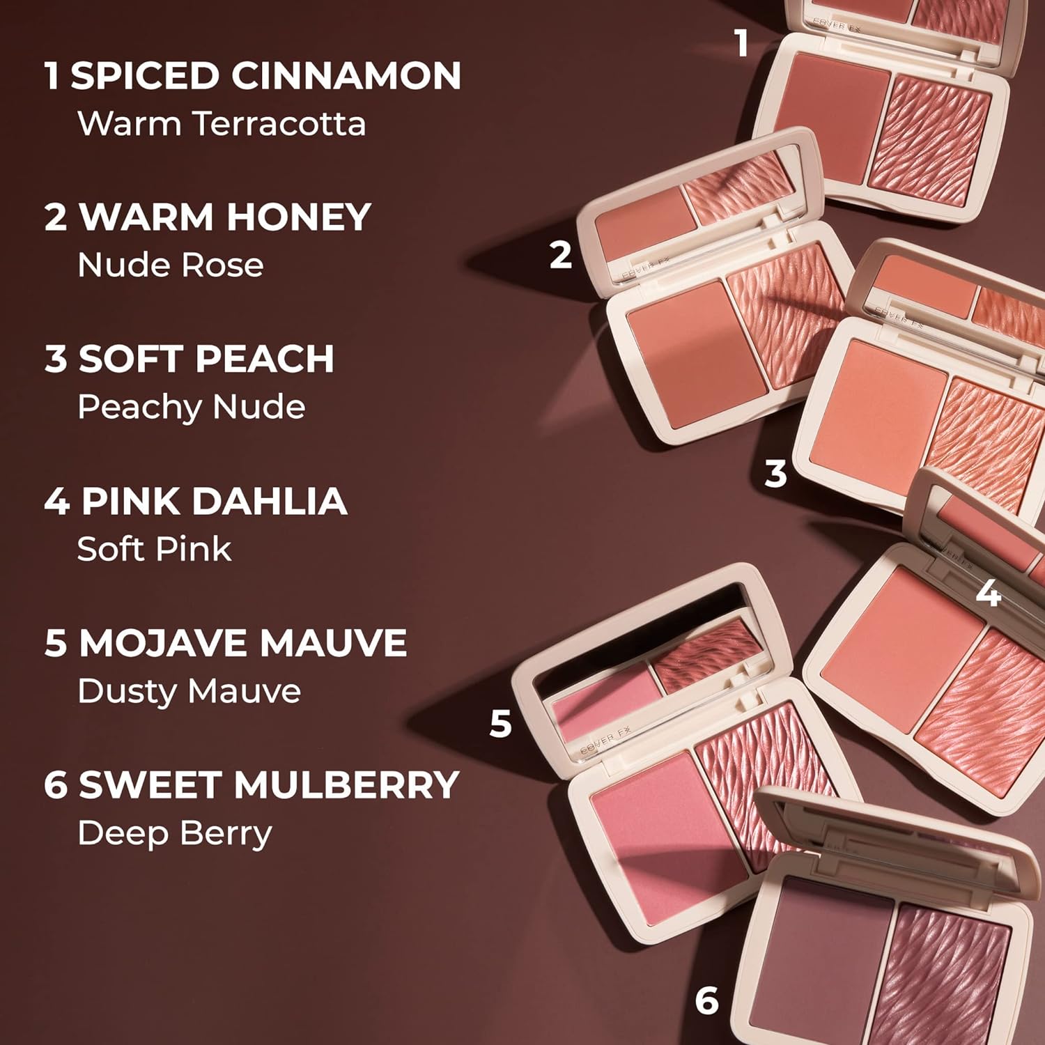 Buy Original COVER FX Monochromatic Powder Blush Duo Sweet Mulberry - Online at Best Price in Pakistan