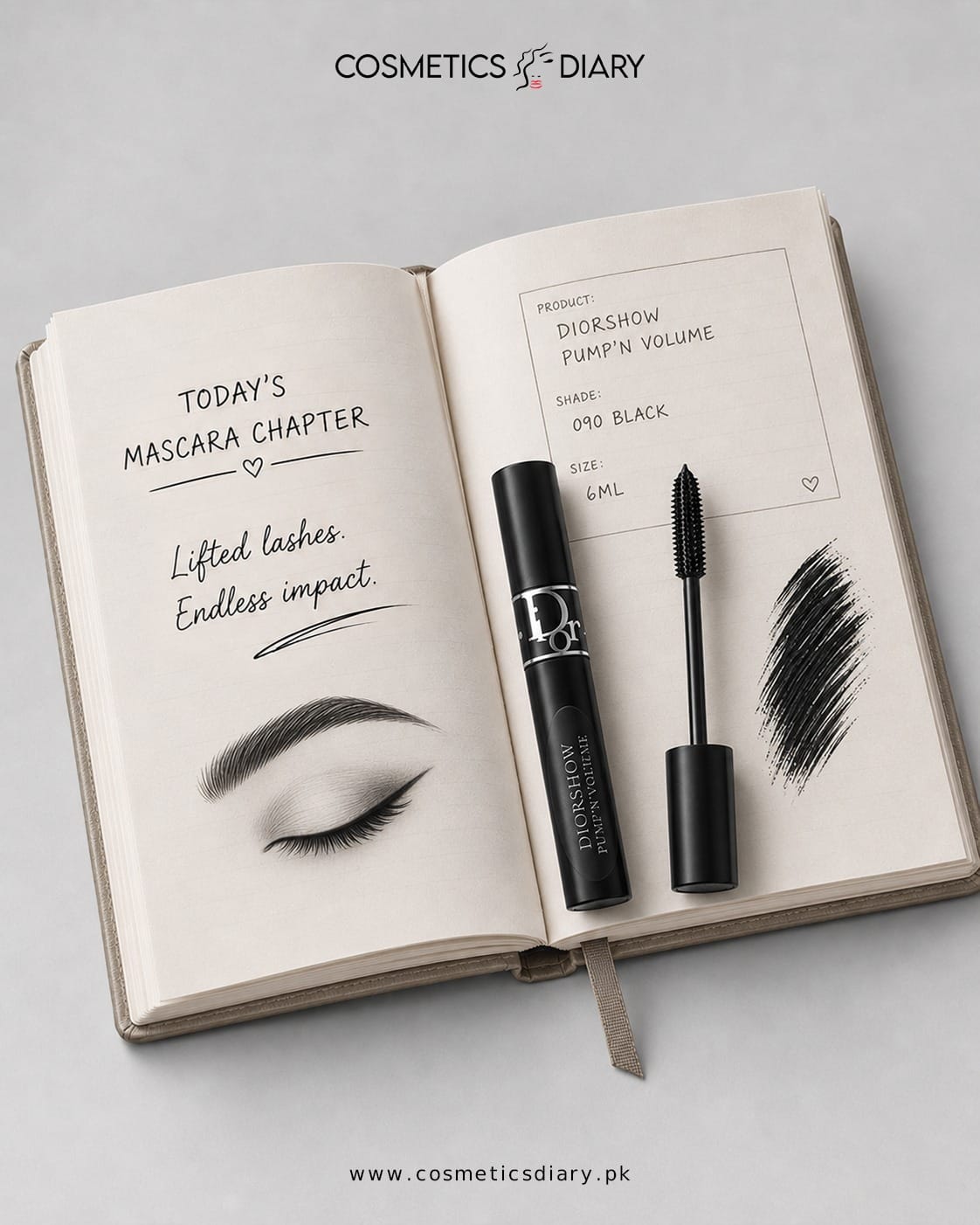 Buy Original DIOR Diorshow Pump 'N' Volume Mascara 090 Black Pump - Online at Best Price in Pakistan