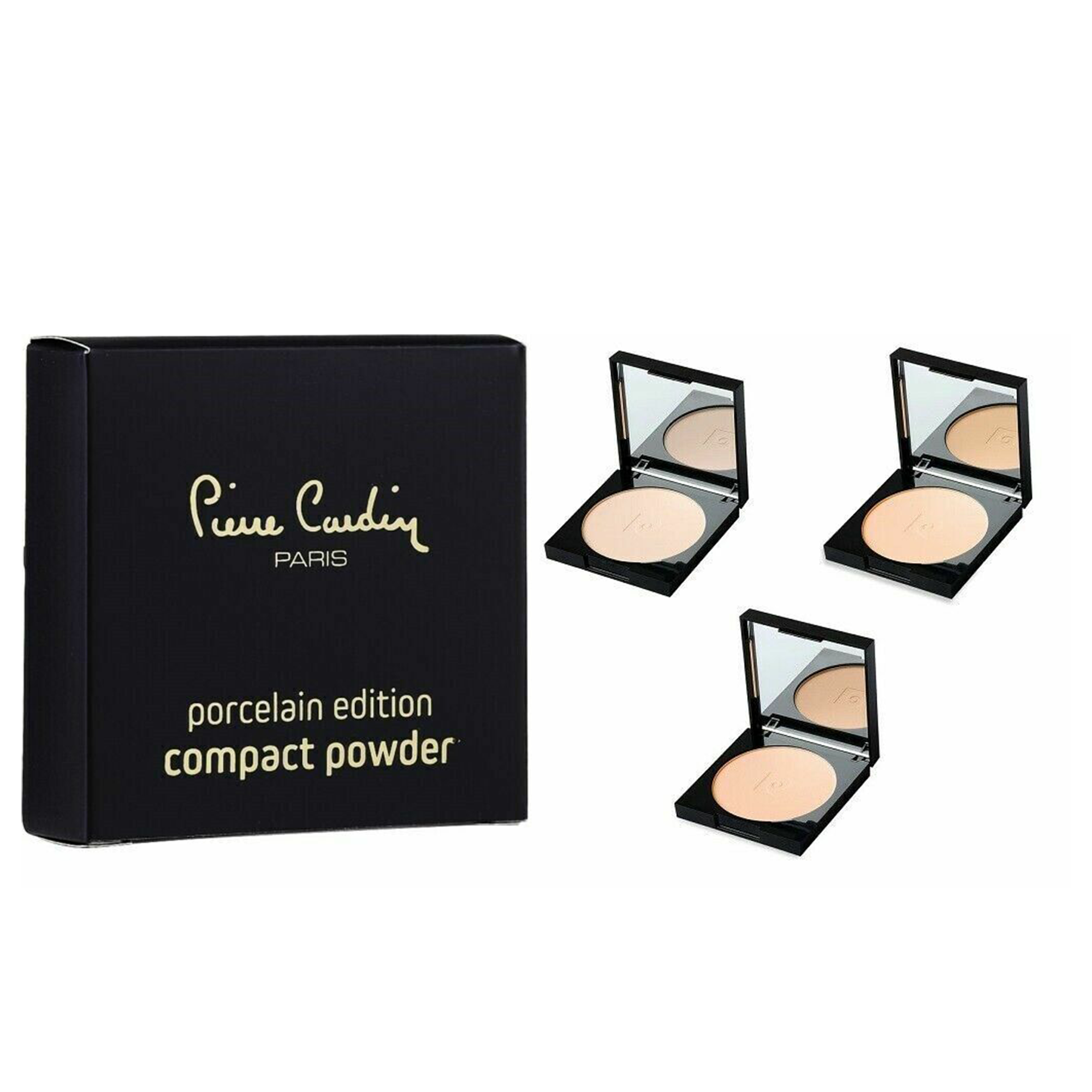 Pierre Cardin Porcelain Edition Compact Powder (Neutral Honey)