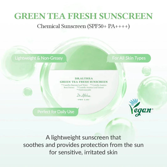 Buy Original Dr. Althea Green Tea Fresh Sunscreen 45ml Spf 50 - Online at Best Price in Pakistan
